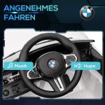 Elektrisk Barnbil BMW M4 med Ljud, Ljus och Fjärrkontroll, 3–5 km/h, för 3–5 År, Vit