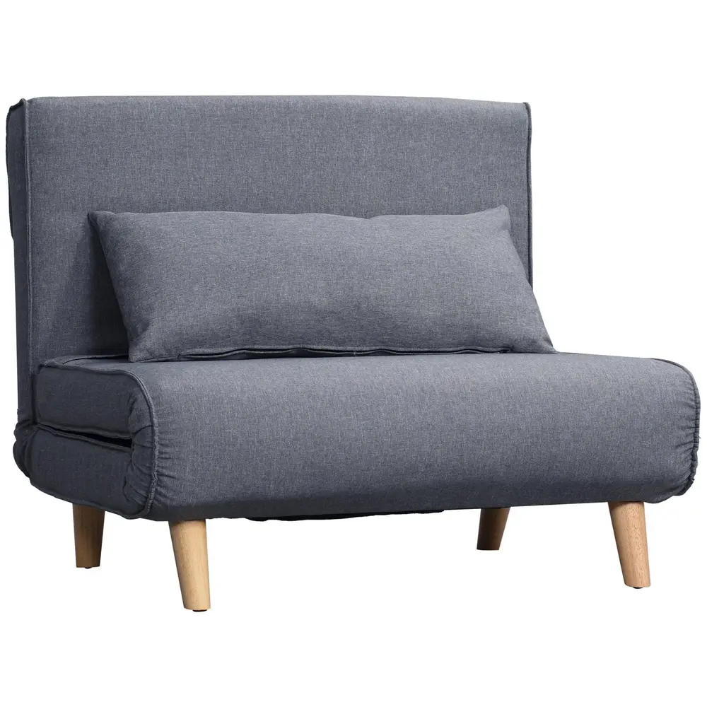 Bäddfåtölj i Skandinavisk Stil Hopfällbar 95 x 95 x 80 Cm