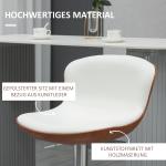 Barstolar 2-pack Prisvärd Cremefärgad Metall för Kök och Bar med Justerbar Höjd och Snurrbar Sits Ergonomisk Design för Hemmet