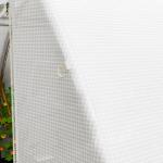 Överdrag till Växthus med Väderbeständig Yta för Odling och Skydd i Trädgård Hållbar och Stabil Vit Plast 400 x 300 x 200 cm