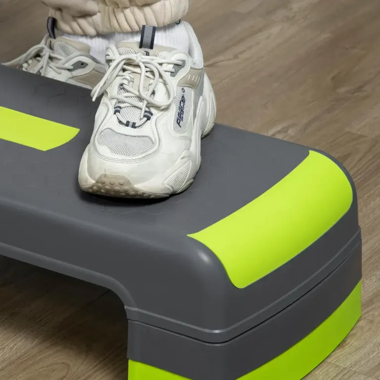 Aerobic Stepper och Träningsbräda Grön och Grå