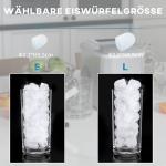 Ismaskin Iskubsmaskin Vit av Plast och Metall för Hemmet Bärbar Maskin 12 kg på 24 Timmar Självrengörande Kompakt
