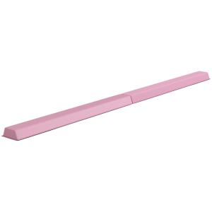 Balansbalk Gymnastikbalk Hopfällbar och Bärbar Rosa av Konstläder och Trä för Barn och Hemmaträning Halkfri Balk 236 cm upp till 80 kg