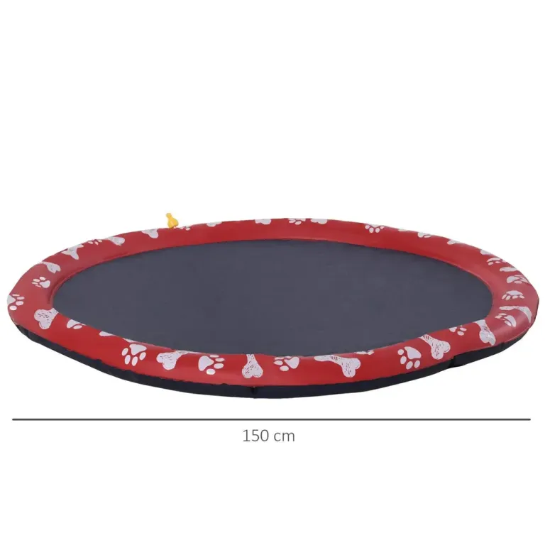 Hundpool Plaskdamm Röd för Hundar Ø 150 cm