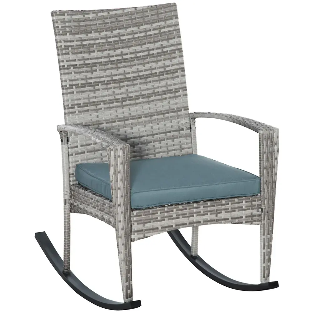 Gungstol i Konstrotting med Dyna 66 x 88 x 98 Cm