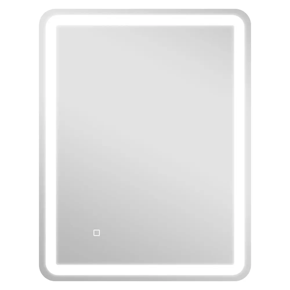 Badrumsspegel med LED-Belysning 70 x 90 Cm