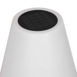 Golvlampa Utomhuslampa Vit av Aluminium och Plast för Inomhus och Utomhus Solar Lampa med Ljussensor USB Uppladdningsbar