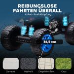 Elektrisk Quad för Barn 24V med 4 Hjul, Strålkastare, USB, MP3, 6,5 km/h, 3-8 År