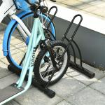 Cykelställ Monteringsställ för Cyklar Robust Metall Svart 60 X 54 X 57 Cm