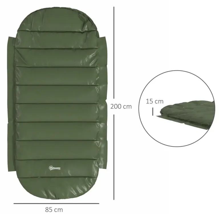 Campingsovsäck Täcke i Polyester 3 Säsonger, Grön