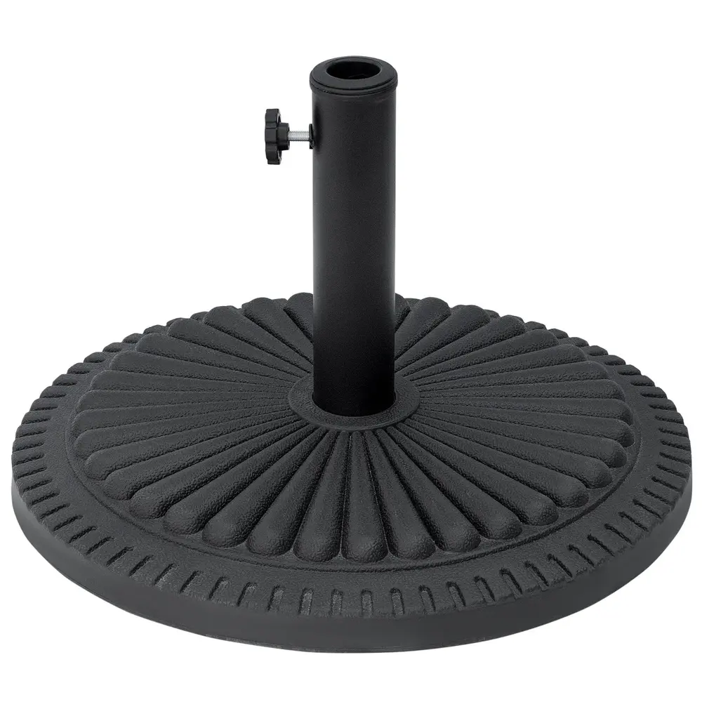 Rund Parasollfot i Cement Paraplystativ 49 Cm