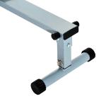Roddmaskin med LCD Motionscykel Effektiv Hemmaträning Stål och PVC LCD Display Grå 130 X 47,5 X 67 Cm