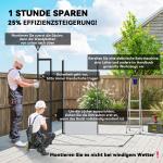 Trädgårdsbod 1,9x1,9 m i Plast med Låsbara Dörrar och 2 Ventilationsöppningar, Mörkgrå