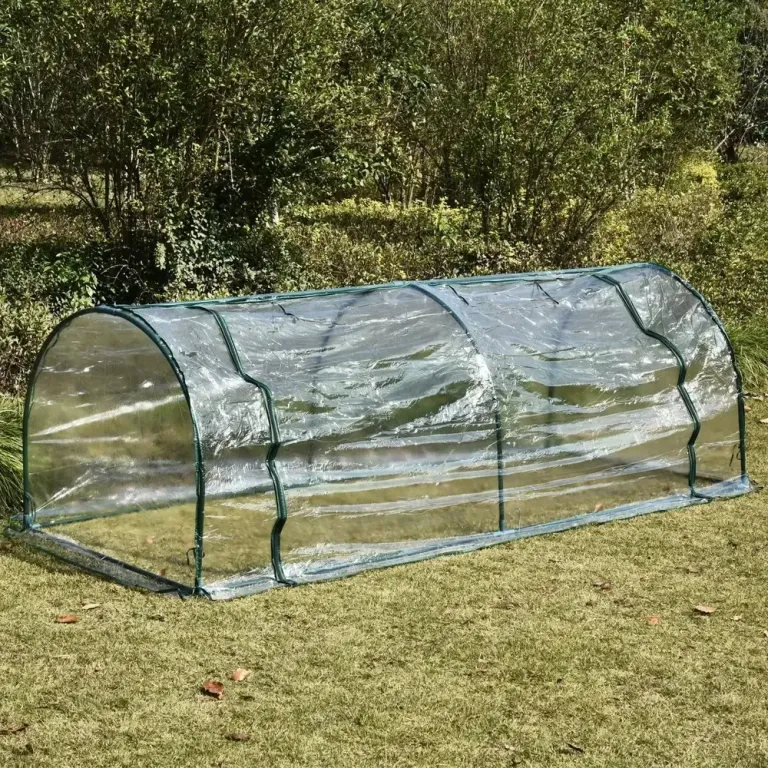 Växthus med Dörr Kallram Stål 250 x 100 x 80 cm