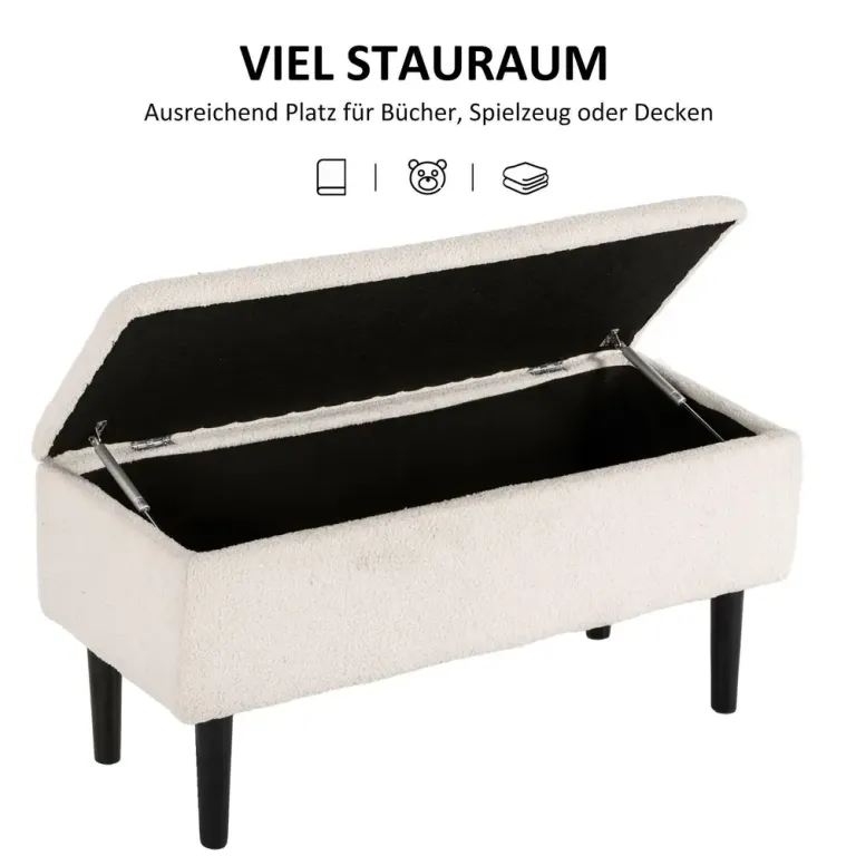 Skobänk Sittbänk med Skoförvaring och Dyna för Entré