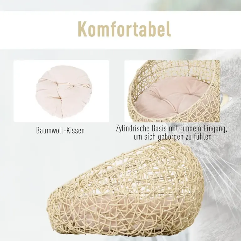 Katthus Kattkoja i Trä Utomhus/inomhus 56 x 35 cm
