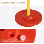 Agility Häckset Hundträningsset Hinderbana Plast och Polyester för Aktiv Hundträning Gul 128 X 23 X 9-100 Cm