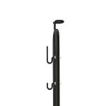 Cykelställ Cykelstativ Metall av Stål för Utomhusbruk Väderbeständigt Stativ för Vertikal och Horisontell Parkering 45 x 44 x 118 cm