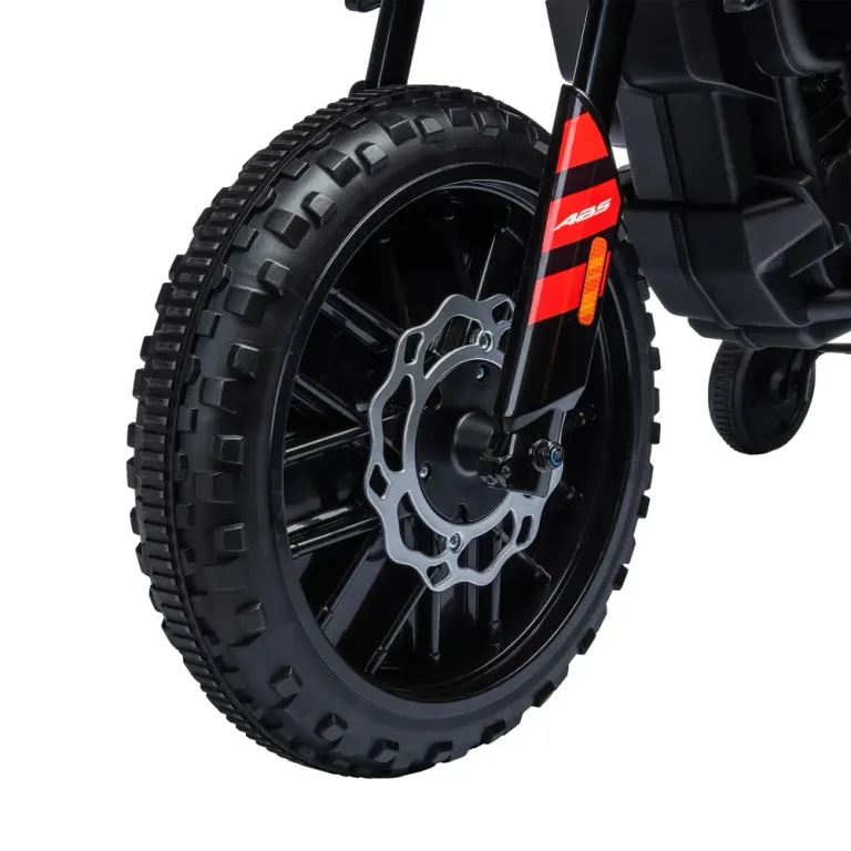Elmotorcykel Barnmotorcykel 12 v Fordon med Musik Vit