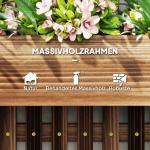 Blomlådor 3-pack för Väggmontering med Justerbar Placering Hållbar och Prisvärd Natur Massivt Trä 60 x 16 x 80 cm