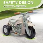 Elmotorcykel för Barn, 6V, med Musik, för 2–5 År, 2,5–3 km/h