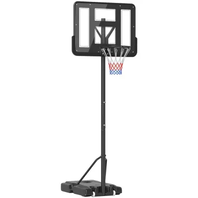 Flyttbar Basketkorg för Barn Höjdjusterbart Basketställ