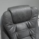 Kontorsstol med Massagefunktion, Ergonomisk, Grå, 65 x 160 x 104 cm