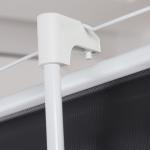 Projektorduk Stativduk Vit av Tyg och Metall för Hemmabio och Kontor 4:3 Vikbar Skärm 84 Tum 171 x 131 cm