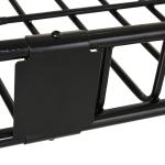 Takkorg Bil Justerbar Universal Takräcke Bagagekorg Metall Svart 162 X 99 X 16 Cm