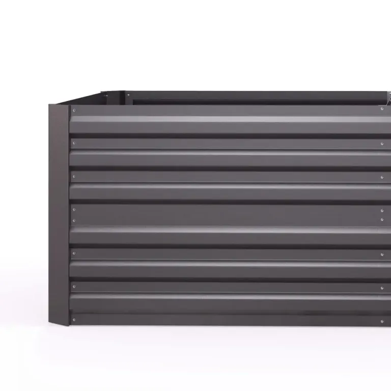 Odlingsbänk Högbädd Planteringslåda Silver 180 x 90 x 60 cm