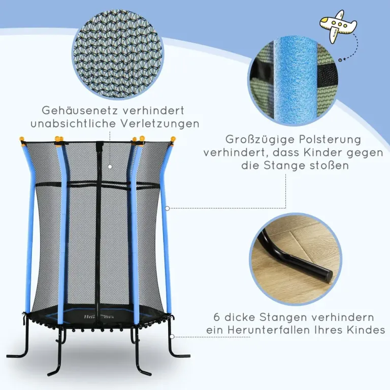 Kantskydd för Studsmatta Ø366 cm Flerfärgat UV-Skydd