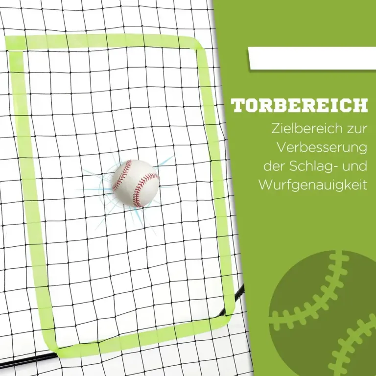 Rebounder Nät Pitchback Svart av Metall 123 x 174 cm