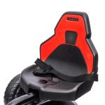 Trampbil Gokart Flerfärgad av Metall och Plast för Barn 3-8 År med Justerbar Sits och Handbroms Utomhusnöjen Kettcar