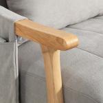 Skraptunna Klösmöbel Khaki av Sisal för Katter 37 cm Hög med Dörr och 2 Nivåer