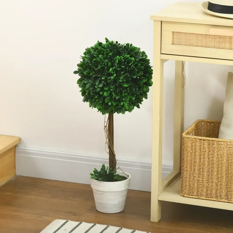 Konstgjorda Växter Buxbom Grön av Plast 60 cm 28 x 60 cm
