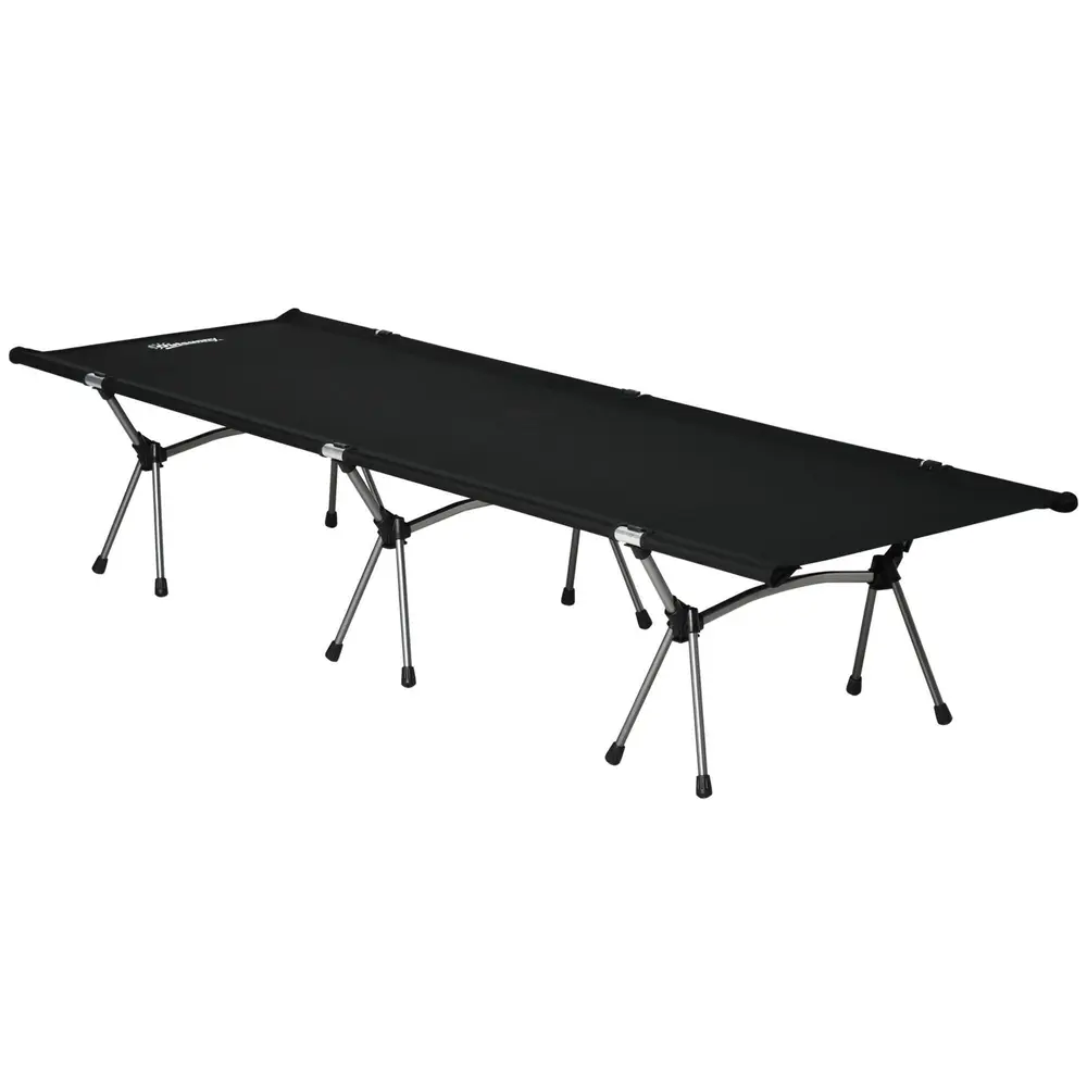 Hopfällbar Campingsäng i Aluminium 190 x 65 x 38 Cm