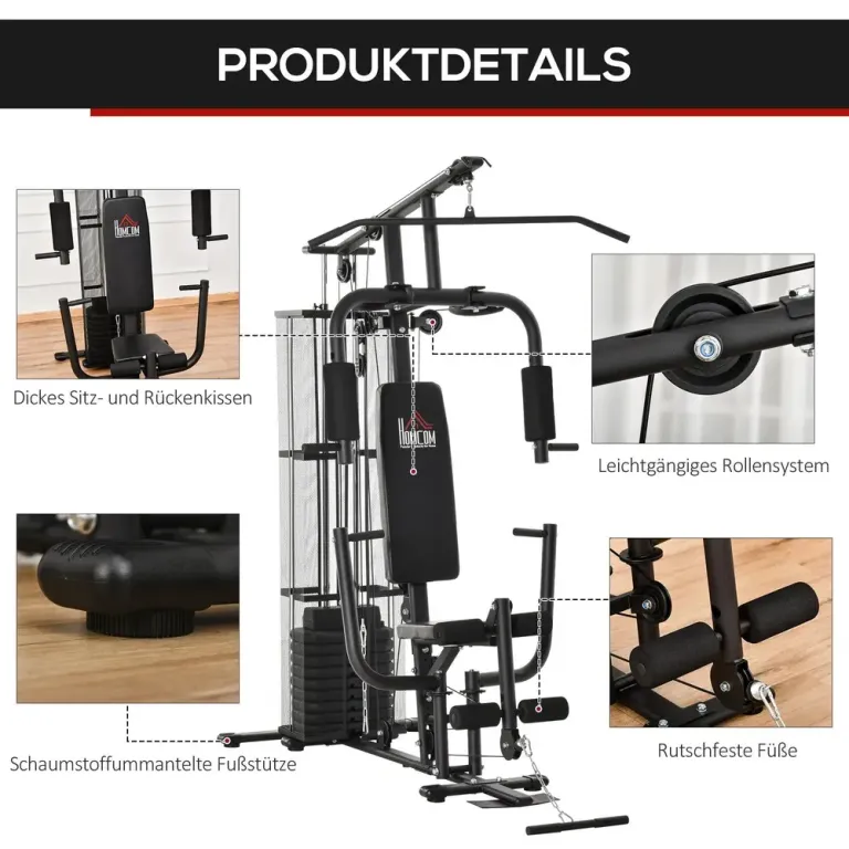 Träningsstation Power Station med Lat Pulldown Butterfly
