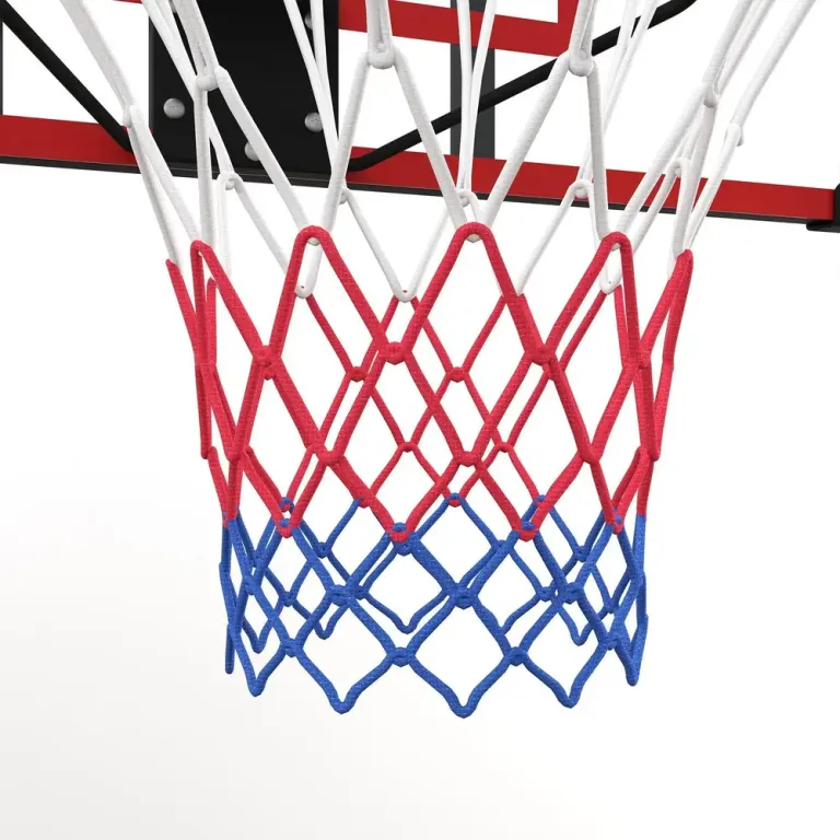 Basketkorg för Väggmontering 113 x 61 x 73 cm, Röd