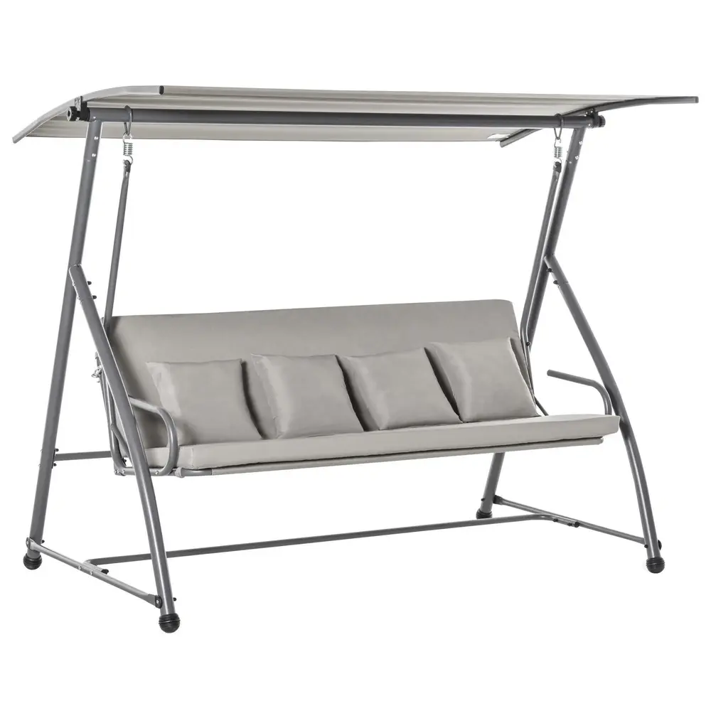 Hammock med Liggfunktion 3-Sitsig 215 x 120 x 165 Cm