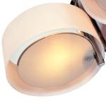 LED Taklampa 3-Lampa E27 40 W Krom och Akryl Varmvit Modern för Vardagsrum Ø64 X H20 Cm