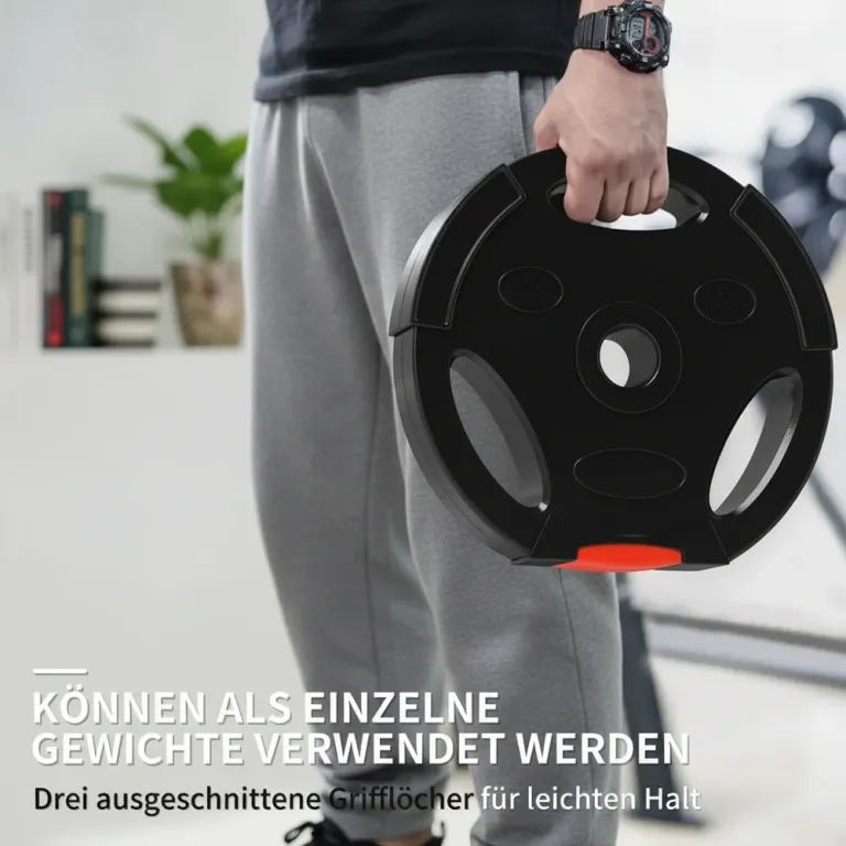 Viktskivor 4-Pack (2x10 kg + 2x5 kg), Svart