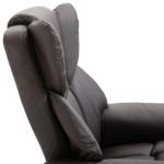 Ergonomisk Kontorsstol med Nackstöd, Bekväm Skrivbordsstol med Vippfunktion, Höj- och Sänkbar Arbetsstol, Grå, 65 x 64 x 114-122 cm
