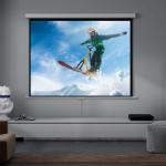 Projektorduk, 4:3, HD 4K, Hemmabio, Plast och Metall, 171 x 128 cm (84 tum)