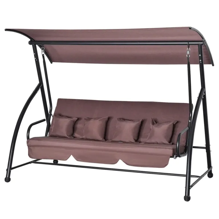 Hammock med Liggfunktion 3-Sitsig 215 x 120 x 165 cm