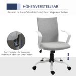 Kontorsstol, Snurrstol, Höjdjusterbar Hemmakontorsstol, Skum, Nylon