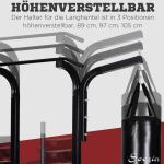 Boksäck Stål Svart 180 X 183 X 219 Cm