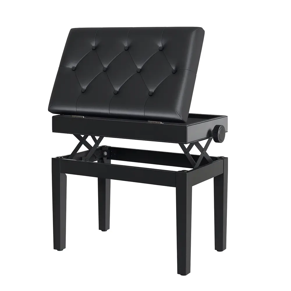 Höjdjusterbar Pianopall med Dolt 54,5 x 33 x 48–58 Cm