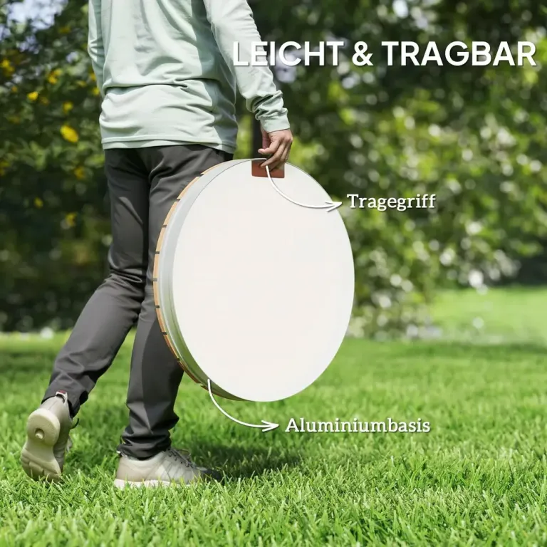 Utomhusduschset med Fontän Aluminiumbas Naturlig