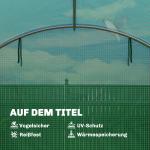 Växthus Tunnel Grön PE-plast och Stål för Trädgård Odlingshus 12 kvm med Dörrar och Fönster Väderbeständigt Skydd 400x300x200 cm