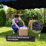 Lusthus Paviljong Pop-Up Partytält Mörkblå av Polyester och Metall för Camping och Trädgård Vintertätt Tält med Väska 3 x 3 m